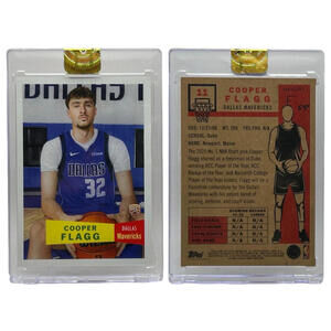 2026 Topps Living Set #11 Cooper Flagg Dallas Marvericks Rookie card (RC)